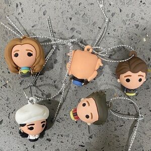 Friends mini Christmas ornaments set of (5)